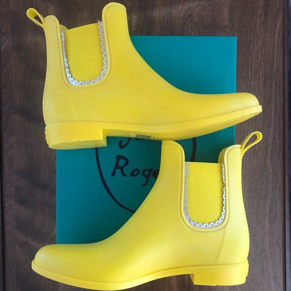 Jack Rogers Sallie Rain Boot Yellow Size 9 - Picture 3 of 8
